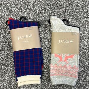 J. Crew Dress Socks Blue and Gray